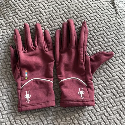 Luvas marino quebra-vento SmartWool tela sensível ao toque tamanho P - Imagem 1 de 4