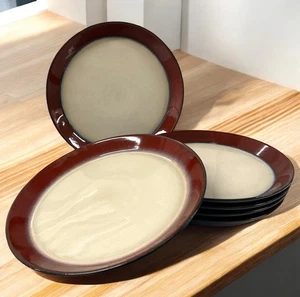 Pfaltzgraff Arie Rot Steinzeug Essteller 6er Set - 10,5" - Bild 1 von 12