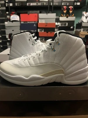 Nike Air Jordan 12 Retro "Rising Sun" Talla 11.5 NUEVO Raras plantillas prohibidas 2009 XII Foto 1 de 4