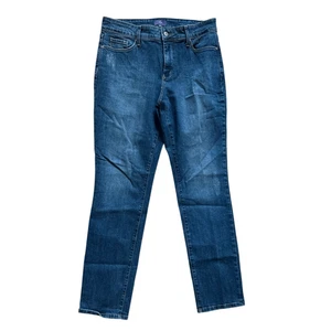 Damen NYDJ Not Your Daughters Stretch Stonewashed Denim Legging Jeans - Größe 12 - Bild 1 von 3