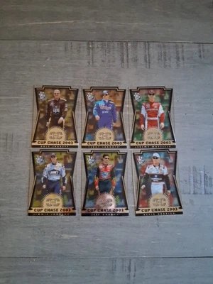 2003 Cup Chase NASCAR Press Pass 6 Card Lot - Image 1 of 4