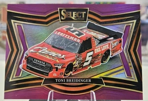 Toni Breidinger 2025 Panini Select NASCAR Purple Prizm /85《Slab Ready》🔥 - Bild 1 von 6