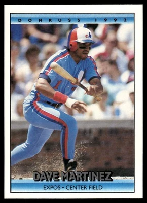 1992 Donruss #732b Dave Martinez Leaf, Inc - Image 1 of 2
