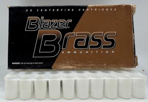 Blazer Messing 9mm Luger 115 GR FMJ Munitionskiste & Tablett - leer (Modell 5200) - Bild 1 von 4