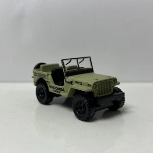 1943 43 Jeep Willys Militär Sammlerstück Maßstab 1:64 Diecast Diorama Modell - Bild 1 von 4