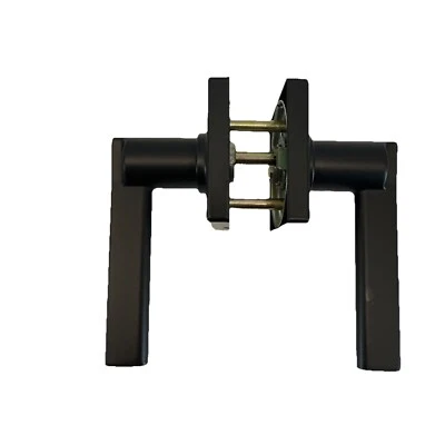 Kwikset Casey Door Lever Passage Handle Hall Closet Matte Black 92001-603