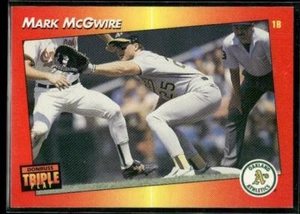 1992 Triple Play #262 Mark McGwire - Picture 1 of 2