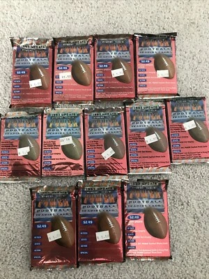 1993 Pro Set Power Update Football 12 Pack Lot  5 Regular 7 Jumbo  - Image 1 of 4