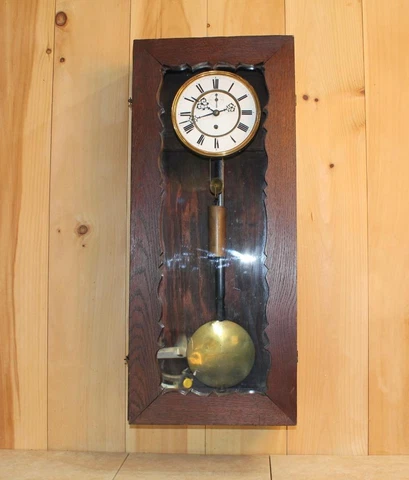 Antique Weight Driven Regulator Clock ~ 1800's Movement ~ Impressive Cover
