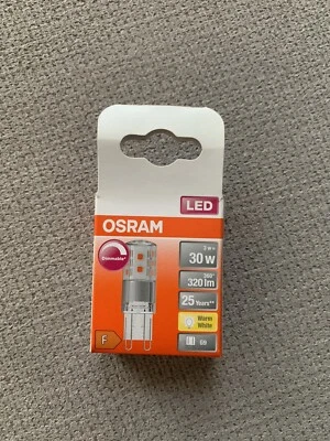OSRAM G9 LED Stiftsockel Lampe PARATHOM PIN dimmbar 3W wie 30W warmweißes Wohnl. - Bild 1 von 3