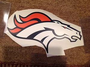Denver Broncos Official FATHEAD The Horse Logo 15.5" X 9" Vinyl Graphics Decal - Picture 1 of 1