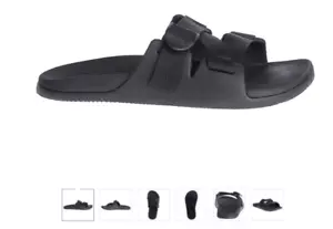 Sandali comfort Chaco Chillos Slide neri/neri da uomo taglie USA 7-15 nuovi con scatola!!!! - Foto 1 di 1