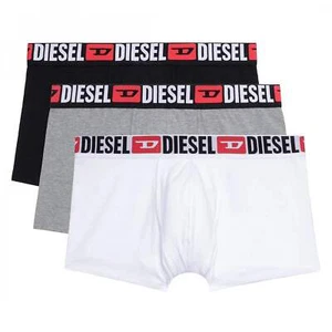 Diesel Damien 3 Pack Boxer Trunks Black, White & Grey 00ST3V 0SDDAI - Picture 1 of 7