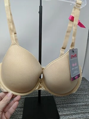 Sujetador Maidenform DM9352 Talla 34D Comfort Devotion Push Up Demi Alambre C4V Nuevo con Etiquetas Foto 1 de 4