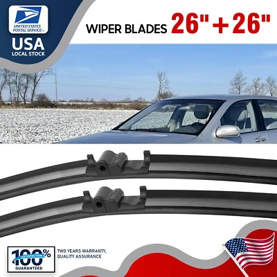 27"+27" Wiper Blades For Mercedes-Benz S63 AMG 2008-2014 OEM QUALITY (2PCS) - Image 1 of 4