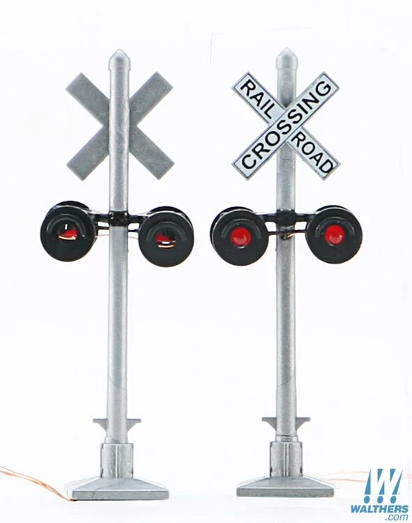 HO Crossing Flashers Set of 2 Working Signals Walthers 949-4333 Vmf121