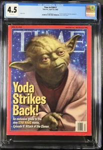 Time Magazine CGC 4.5 graded newstand April 29 2002 Star Wars Issue, Yoda - Picture 1 of 2