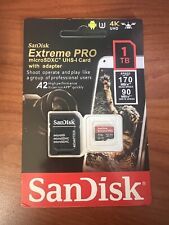 Carte mémoire SanDisk 1 To Extreme PRO Micro SD MicroSDXC SDSQXCD-1T00-GN6MA