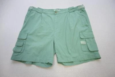 Orvis Khaki Chino Shorts Aqua Camp Hiking Casual Flat 8" INS Mens Size 42 - Image 1 of 4