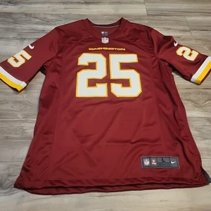 Camiseta Nike NFL Washington Para Hombre Grande Borgoña Barbero #25 Manga Corta - Imagen 1 de 9