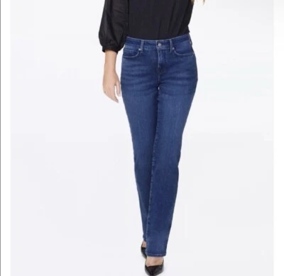 NYDJ Marilyn Straight Jeans Size 0 Petite - Image 1 of 4