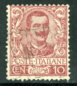 Italy 1901 Definitive 10¢ Claret Scott #79 VFU S346 - Picture 1 of 6