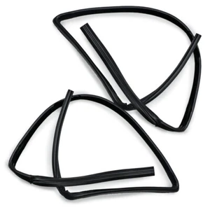 Par de sellos de canal de funcionamiento de vidrio para puerta delantera para Nissan Big-M D21 carrocería rígida 1986-97 - Imagen 1 de 8