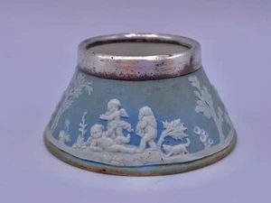 ANTIKER EDWARDIAN ENGLAND KESTER STERLINGSILBER & KEILHOLZ SALZVERKÄUFER! - Bild 1 von 8