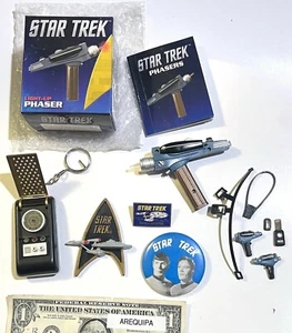 Lot Star Trek Mini Classic Communicator, Classic Starfleet Phaser, Button, mehr - Bild 1 von 17