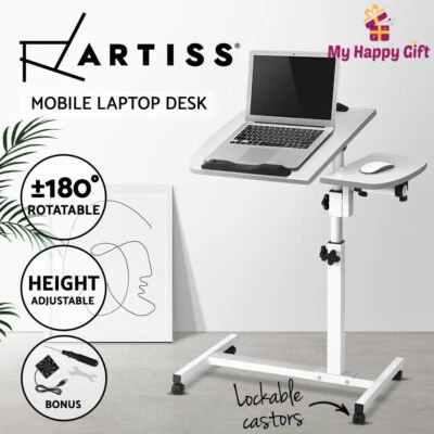 Artiss Laptop Desk Laptop Table Portable Mobile Adjustable Height Computer Table - image 1 of 4