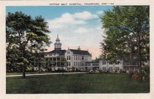  Postkarte Baumwollgürtel Krankenhaus Texarkana Arkansas  - Bild 1 von 2