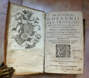 GOCLENIUS RUDOLF 1604 Dn. Rodolphi Goclenii Sen. Professoris Primarii ASTROLOGIE - Picture 1 of 12