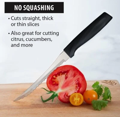 Cuchillo cortador de tomate Anthem Wave de RADA W426 cocina hecho en EE. UU. agarre ergonómico NUEVO Foto 1 de 4
