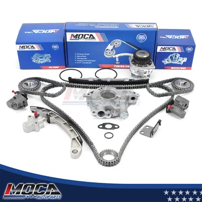 Timing Chain Kit Water Oil Pump Fit 02-07 Nissan 350Z Altima Maxima Infiniti G35 - Image 1 of 4