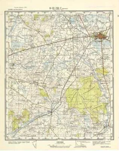 Mapas topográficos militares soviéticos rusos - HERNING (Dinamarca), 1:50K, edición 1962 - Imagen 1 de 5