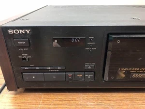 Sony TC-K555ESG Cassette Deck 3 Head High-End Model Tested Working From Japan - Picture 1 of 12