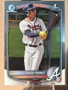 Bowman Chrome 2025 #BCP-214 Diego Tornes - Bowman 1st Chrome Prospects - Imagen 1 de 2