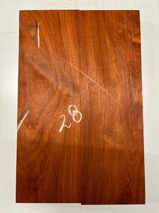 African Padauk Guitar Body Blank 2 Pcs Glued 21x 13-1/2x 1-7/8 Luthierwood #28 - Picture 1 of 4