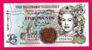 Guernsey 5 Pound ND 1996-2008 P 56 c UNC (TK 18 901) - Picture 1 of 2
