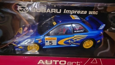 Voiture miniature AUTOart 1/18 Subaru Impreza WRX 1999 #5 Scale - Photo 1/3