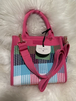 🎀Limited!  Kate Spade x Target Pink Plaid Purse – Limited Edition &  Delightful - Image 1 of 3
