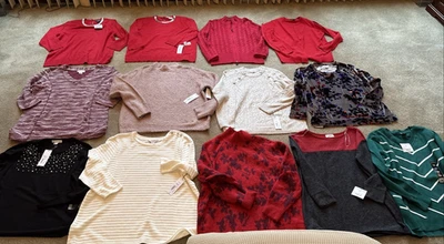 NUEVO Suéteres Liz Claiborne Talla XL OX Elige Blanco, Rojo, Verde, Negro, Gris Nuevo con Etiquetas Foto 1 de 4