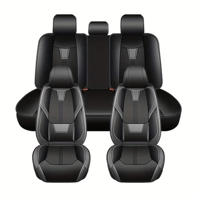 For Nissan Rogue Sport 2017-2022 Car Seat Covers (5 Seats) PU Leather Cushion - Изображение 1 из 4