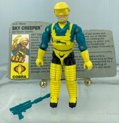 GI Joe Sky Creeper / 1991 / 100% complete / hard to get file card - Image 1 of 4