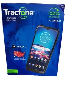 New Tracfone Motorola Moto E 4G Android Dual Camera - Picture 1 of 7