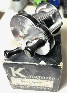 Vintage Kalamazoo Tackle Co. BalCli Special No. 20 Gießrollen mit Karton usw. - Bild 1 von 9