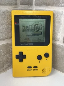 Vintage Nintendo Game Boy Pocket - Handheld Game Console Yellow - Picture 1 of 12