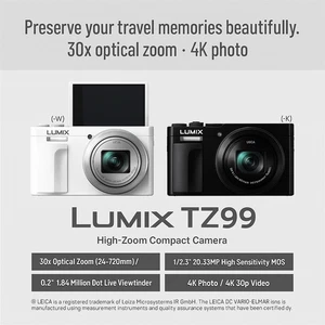 Panasonic LUMIX DC-TZ99 fotocamera compatta 30x zoom 20,3 MP 4K Wi-Fi Bluetooth - Foto 1 di 10