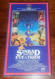 Sinbad and the Eye of The Tiger VHS Sealed Watermarks RCA/Columbia Sideloader - Imagen 1 de 10