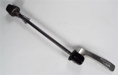 SHIMANO - DEORE - BLACK & SILVER - ALLOY LEVER - QR FRONT SKEWER - MTB - Image 1 of 2